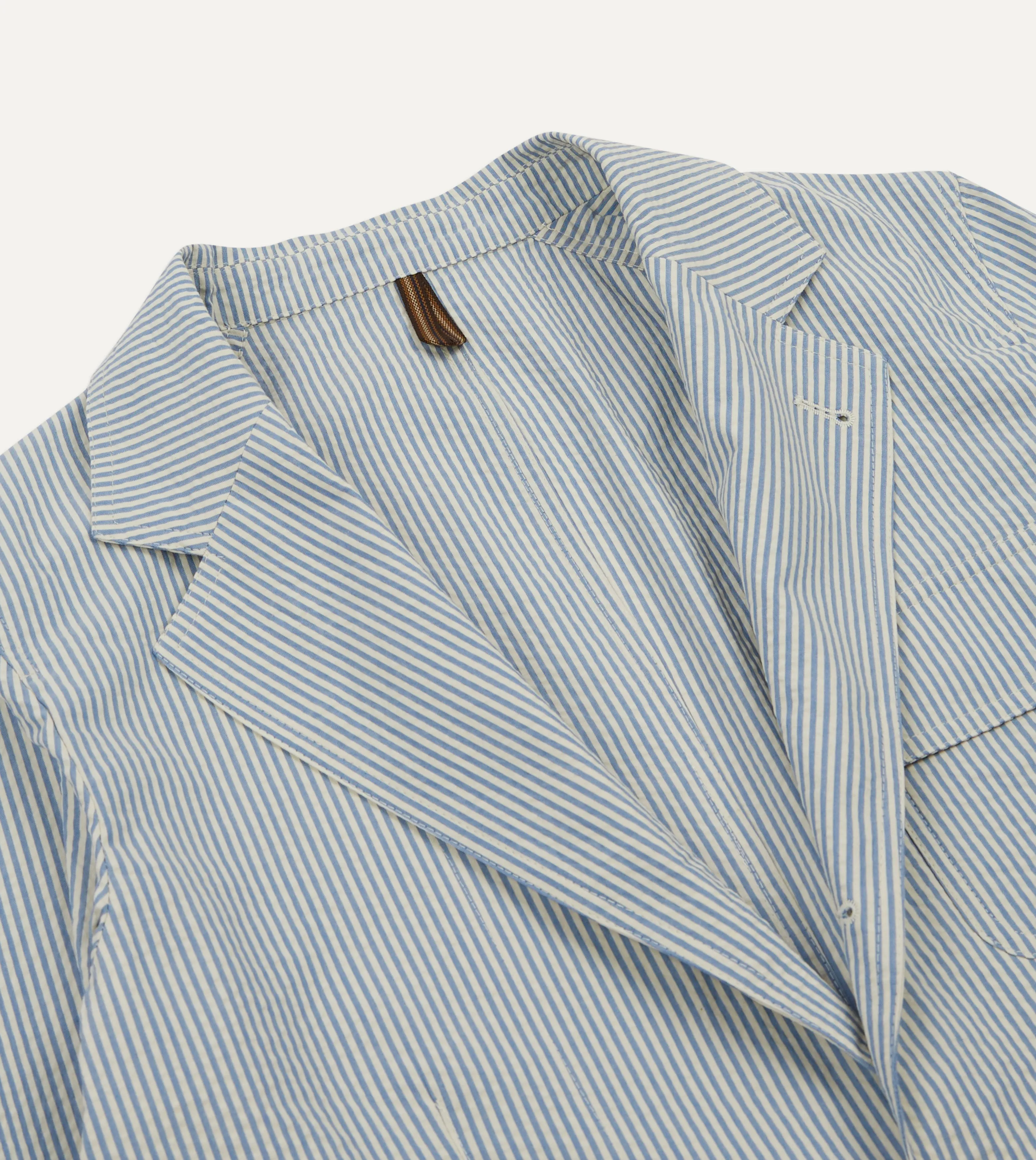 Blue and White Seersucker Games Blazer Mk. IV